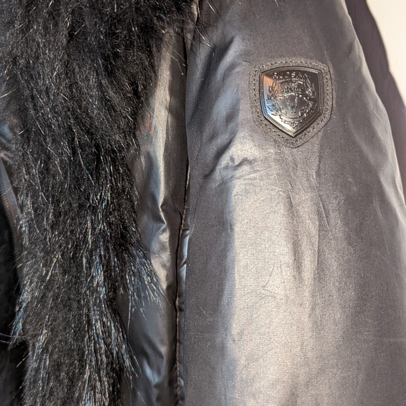 Rudsak black fur coat - Picture 7 of 9